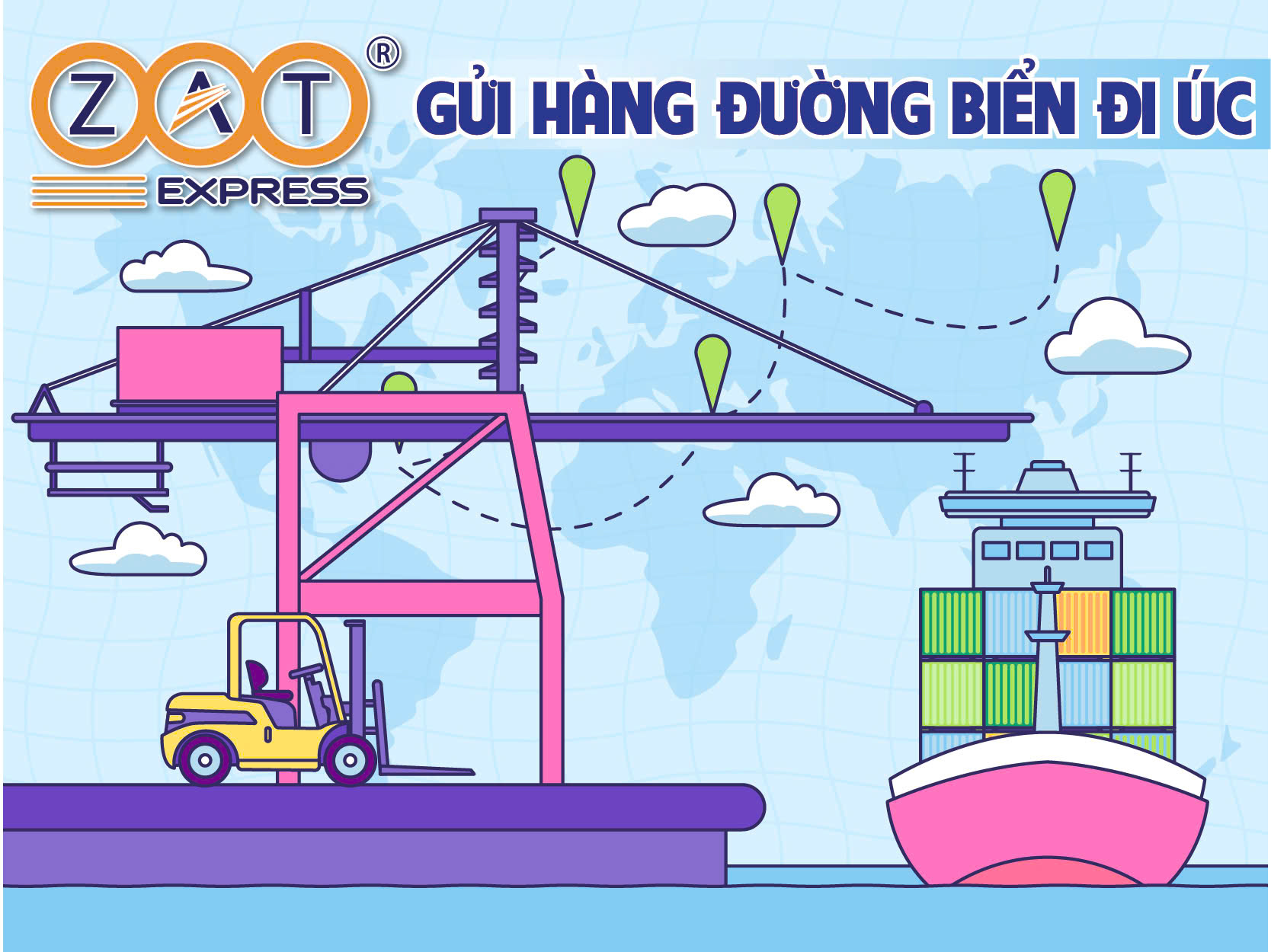 Gửi hàng đường biển Úc