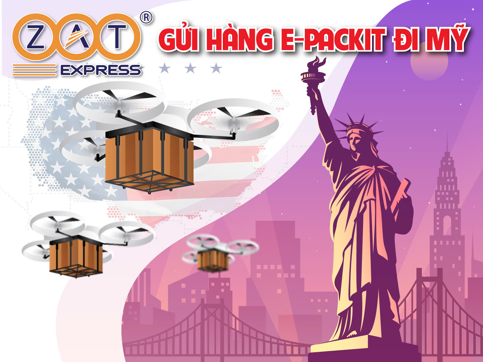 Gửi hàng E-Packit Mỹ