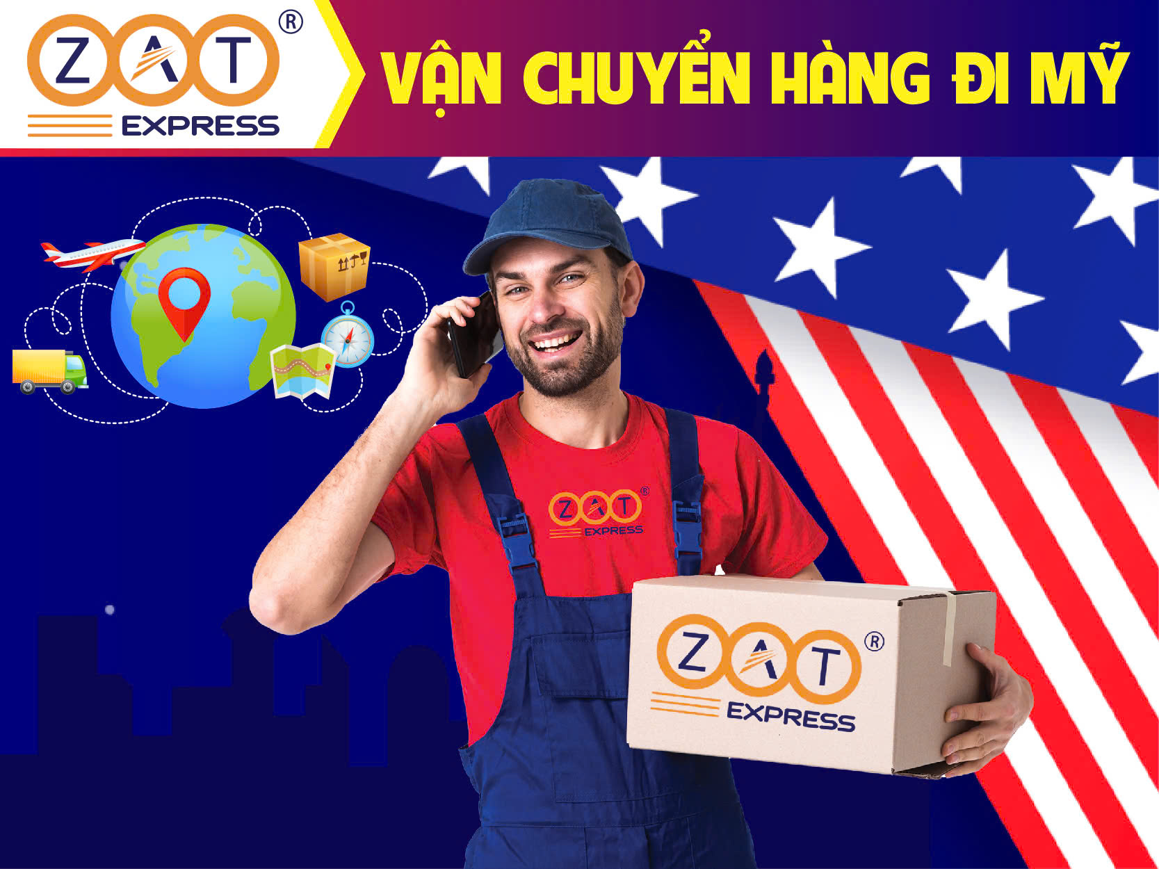 Vận chuyển hàng đi Mỹ
